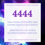 El profundo significado espiritual detrás del número 44444.